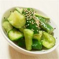 かぼす１２３'s cooksnap of when they made 【簡単】たたききゅうりのナムル風胡麻和え.