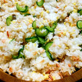 karutape's cooksnap of when they made 簡単♪鮭と胡瓜とたまごの混ぜごはん.
