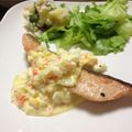 こうへい1206's cooksnap of when they made 鮭のムニエル～レモン醤油～.