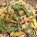 liarra's cooksnap of when they made 水菜と柿のペッパーレモンサラダ.
