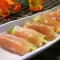 枝豆コロ助's cooksnap of when they made すし酢漬キャベツde生ハムクリチ◎ロール.
