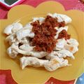 asakotani's cooksnap of when they made ささみの焼き鳥 梅かつお味.