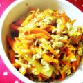 じっく's cooksnap of when they made 風邪予防、美肌にも♪人参しりしり^^.