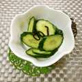 puniＫ's cooksnap of when they made 簡単☆きゅうりの浅漬け.