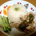 AAママ's cooksnap of when they made 本格的！カオマンガイ.