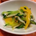 marimoまま's cooksnap of when they made きゅうり☆パプリカ☆ちくわ炒め.