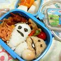 チャマ☆ママ's cooksnap of when they made キャラ弁 なめこキャラ まさる.