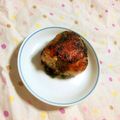 komugiko4's cooksnap of when they made 青じそたっぷり赤味噌焼きおにぎり.