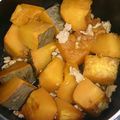 sheher's cooksnap of when they made ★かぼちゃと鶏挽肉の煮付け.