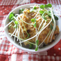 どれみ０８'s cooksnap of when they made ふんわり卵と納豆のそぼろ丼.
