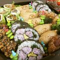 ちゃことゆうな's cooksnap of when they made 雛祭りに〜５歳娘も作れるお花の巻きずし.
