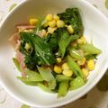 ★さやん★'s cooksnap of when they made 小松菜とベーコンのスタミナ炒め.