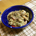 komutatata's cooksnap of when they made 生鮭のあらのジェノベ—ゼ炒め.