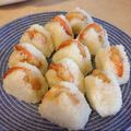 ricolis's cooksnap of when they made 安くて美味しくて簡単！天むすin USA.