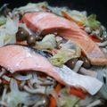 kitchenYUU's cooksnap of when they made フライパンで✿鮭のちゃんちゃん焼き.