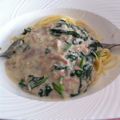さくらックマ's cooksnap of when they made ツナとネギの豆乳カルボナーラ.