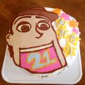 えっかぶ〜's cooksnap of when they made キャラデコで♪バースデーケーキ.