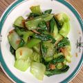 ピコゴコ's cooksnap of when they made チンゲン菜炒め.