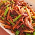 ありちゃん's cooksnap of when they made 牛肉とアスパラとじゃがいもオイスター炒め.