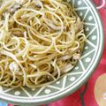 pitachan1's cooksnap of when they made ジェノベーゼ簡単スパゲティ.