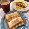 こつゆ514's cooksnap of when they made あんこであんぱん風ホットサンド.