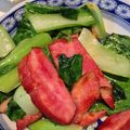 菜の花かあちゃん's cooksnap of when they made ♪青梗菜♡ベーコン塩こしょう炒め♪.