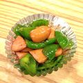 さとちやん's cooksnap of when they made ウィンナーとピーマンの炒め物.