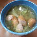 ふかちよ's cooksnap of when they made キャベツとウィンナーのコンソメスープ.