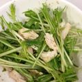 CHAPPY29's cooksnap of when they made サブおかず☆水菜と蒸し鶏のゴマポン和え.