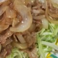 にゃっぷらぷー's cooksnap of when they made 豚ばら肉と玉葱炒め・味ぽんおろし添え.