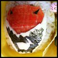 Urwhatueat's cooksnap of when they made キョウリュウジャーレッドキャラ弁.