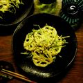 Butaneco's cooksnap of when they made レンコンと豆苗のごまマヨあえ.