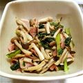you1217's cooksnap of when they made 小松菜＊しめじ＊ベーコンのバター炒め.