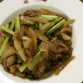 かろ～な's cooksnap of when they made 水菜と牛肉の御飯がすすむ炒めもの.