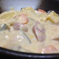 ecchan☆'s cooksnap of when they made カボチャと鶏肉のミルクシチュー♫.