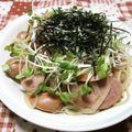どれみ０８'s cooksnap of when they made お昼に簡単マヨめんつゆパスタ.
