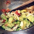 syokomaron's cooksnap of when they made ☆アボカドと鶏ささみのさっぱりサラダ☆.