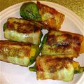 ラムco's cooksnap of when they made かぼちゃの煮物リメイク...ベーコン巻き.