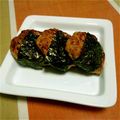 ☆しょーこ☆'s cooksnap of when they made ☆鶏ひき肉♬つくねの磯辺巻き☆.