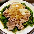 単身赴任オヤジ's cooksnap of when they made ほうれん草と豚バラ冷しゃぶ♥大根おろしで.