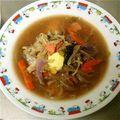 airi777's cooksnap of when they made 鮭とキャベツの食べる味噌汁.