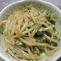 kisa518's cooksnap of when they made :：もやしとオクラのネバマヨ醤油：:.