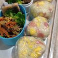 こうへい1206's cooksnap of when they made おにぎり：ベーコンエッグ（ピラフ風）.