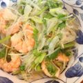 みょうなみょうが's cooksnap of when they made 海老と春雨のパクチーサラダ.