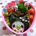 ＊ぷくよし＊'s cooksnap of when they made ＊キャラ弁＊　黒頭巾の猫だニャー♪.