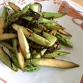 ぐーたらレシピ研究所's cooksnap of when they made アスパラガスの塩昆布炒め☆.