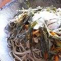 真さん's cooksnap of when they made 冷やしキンピラ蕎麦☆温卵のせ.