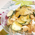 あんみつ☆'s cooksnap of when they made ズッキーニ・ささみ・ツナのわさびマヨ♪.