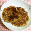 hirokumi93's cooksnap of when they made 長芋と納豆のお焼き♪お弁当にも❤.