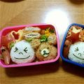 Miu1116's cooksnap of when they made ライン　キャラ弁当　ブラウン.